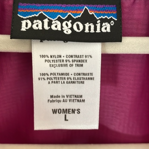 Patagonia Vest Women’s “W’s” Nine Trails Purple Blue Large NWOT - Picture 7 of 12